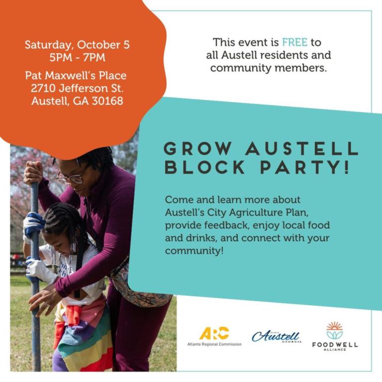 Grow Austell Block Party!